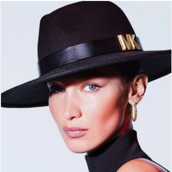 Michael Kors Logo Wool Blend Bolero Hat - Picture 1 of 10